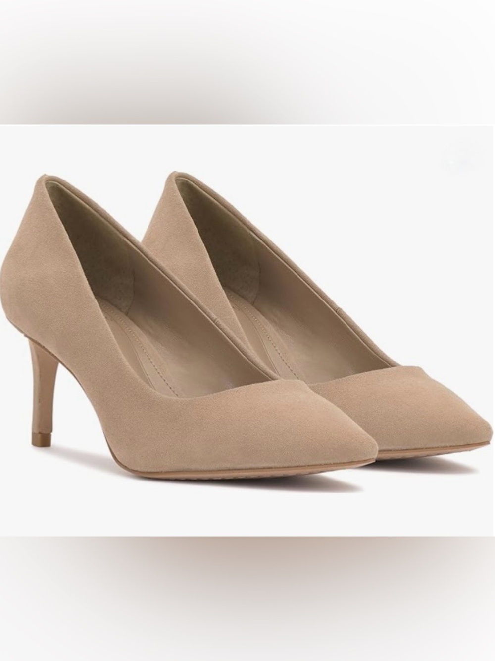 Vince Camuto Women's Pointed Toe Pumps - Taupe Size 11